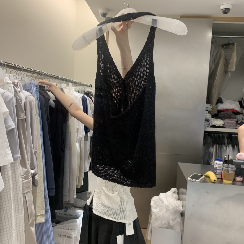 MEET ME韓國東大門直郵女裝新品休閑職業推薦熱賣吊帶背心MEET ME吊帶/背心