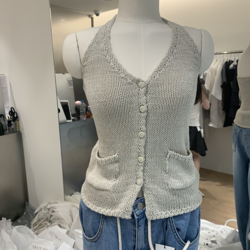 MEET ME韓國東大門直郵女裝新品休閑職業推薦熱賣吊帶背心MEET ME吊帶/背心圖色2