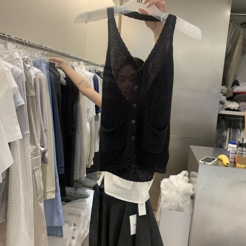 MEET ME韓國東大門直郵女裝新品休閑職業推薦熱賣吊帶背心MEET ME吊帶/背心圖色3