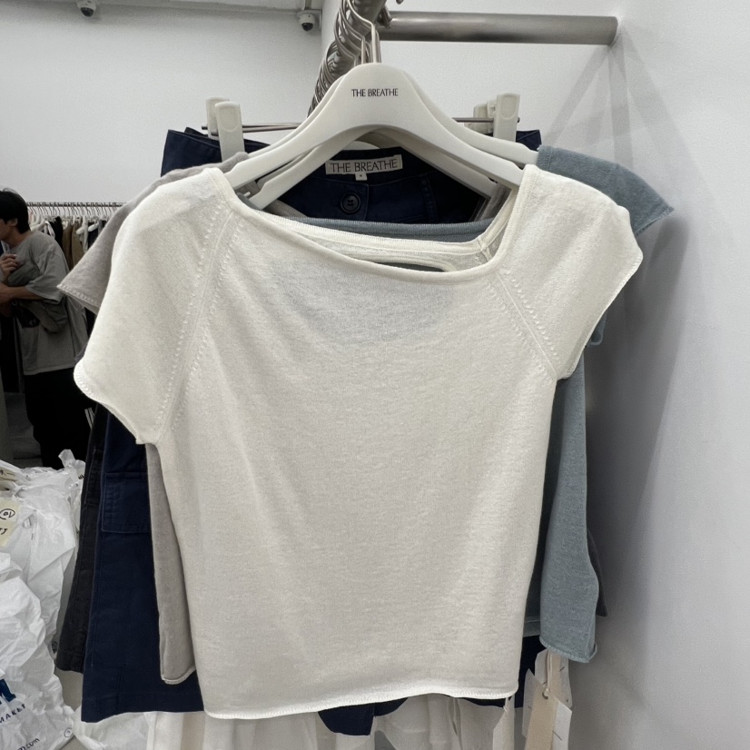 BREATHE韓國東大門直郵女士新款26夏季推薦熱賣職業休閑T恤BREATHET恤圖色1