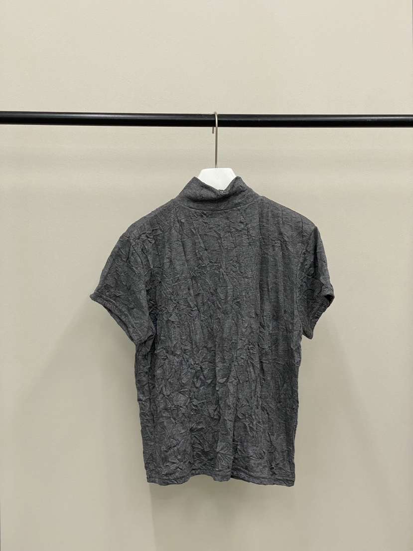 MUCH MORE/JACKPOT韓國代購女裝新品推薦26夏季T恤褶皺MUCH MORE/JACKPOTT恤