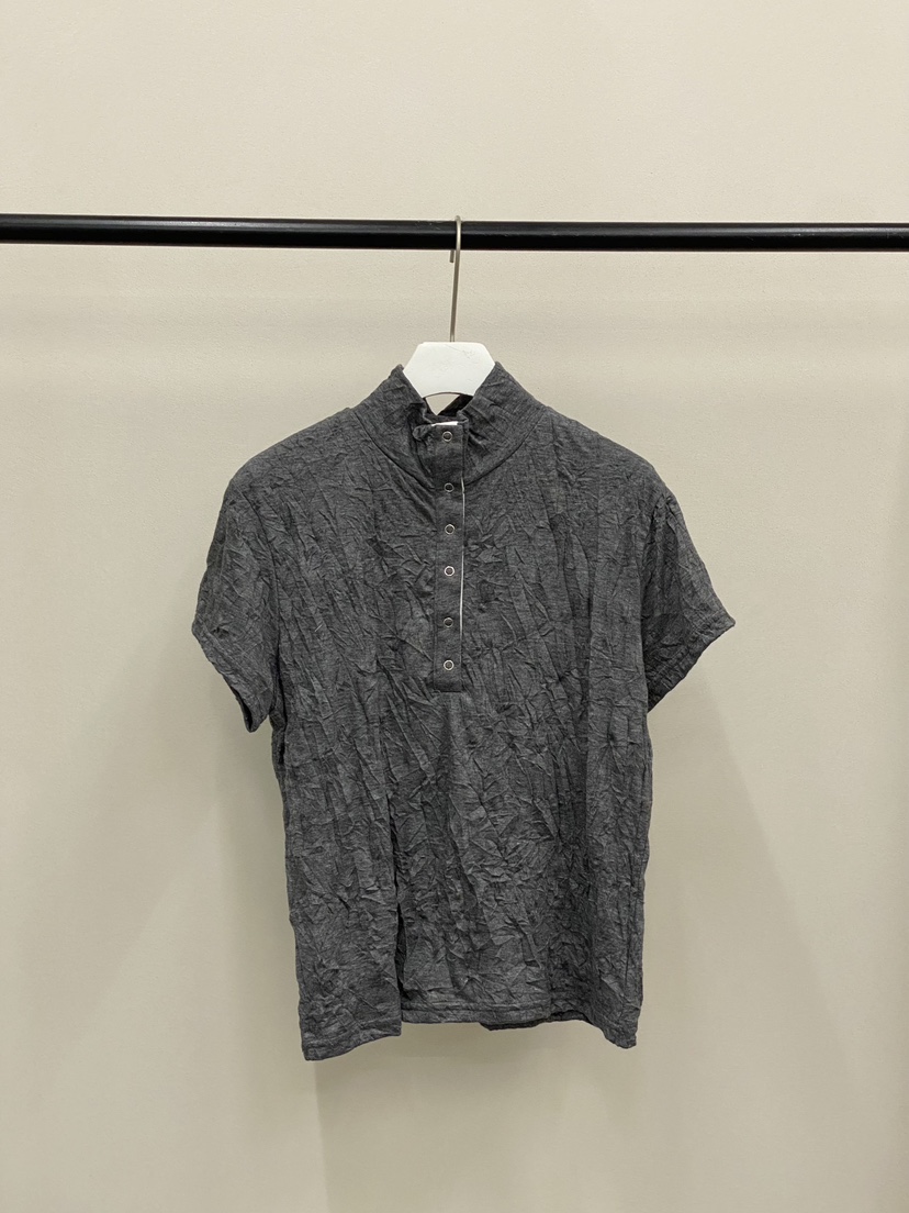 MUCH MORE/JACKPOT韓國代購女裝新品推薦26夏季T恤褶皺MUCH MORE/JACKPOTT恤圖色3