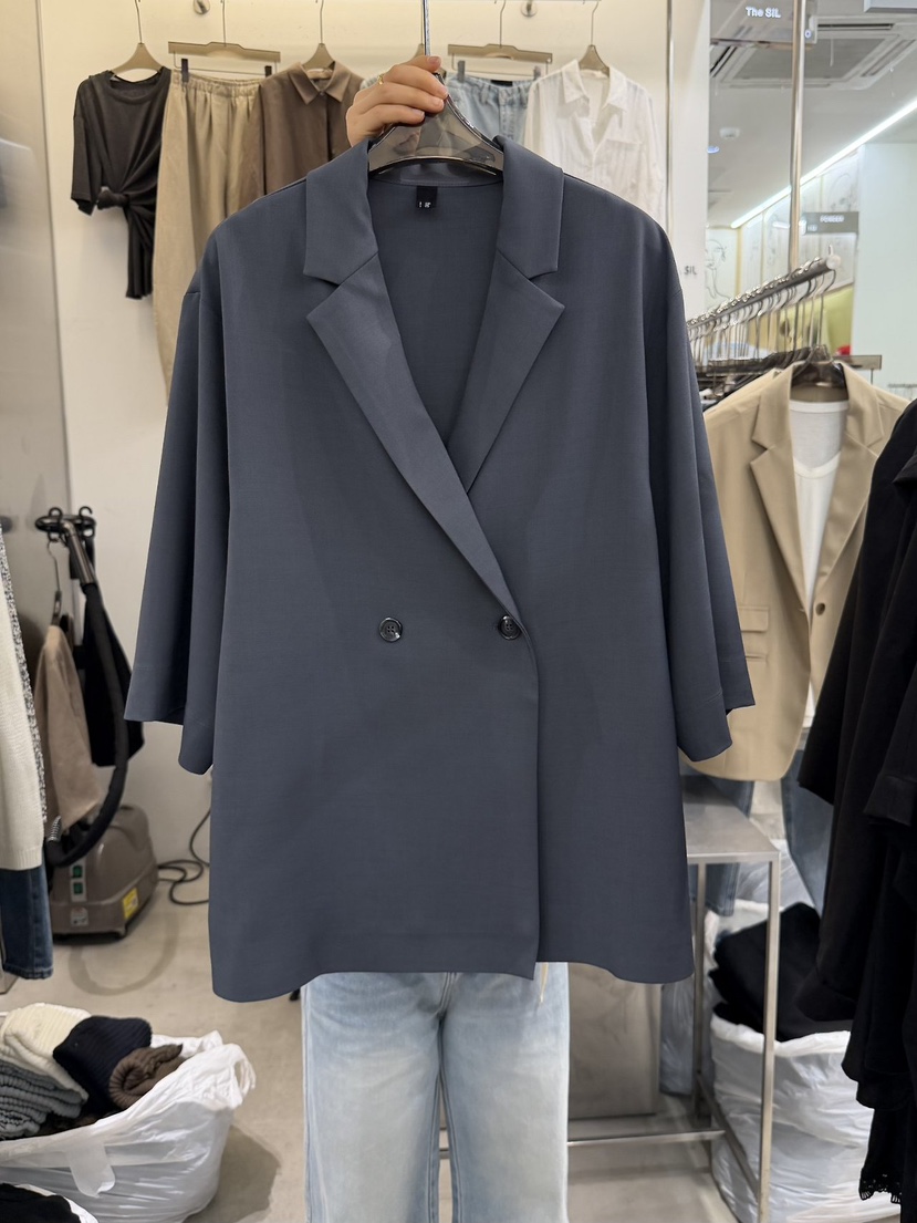 THE SIL韓國直郵女士新品26夏季26春夏時尚休閑職業夾克THE SIL/1 2ILLY夾克圖色2