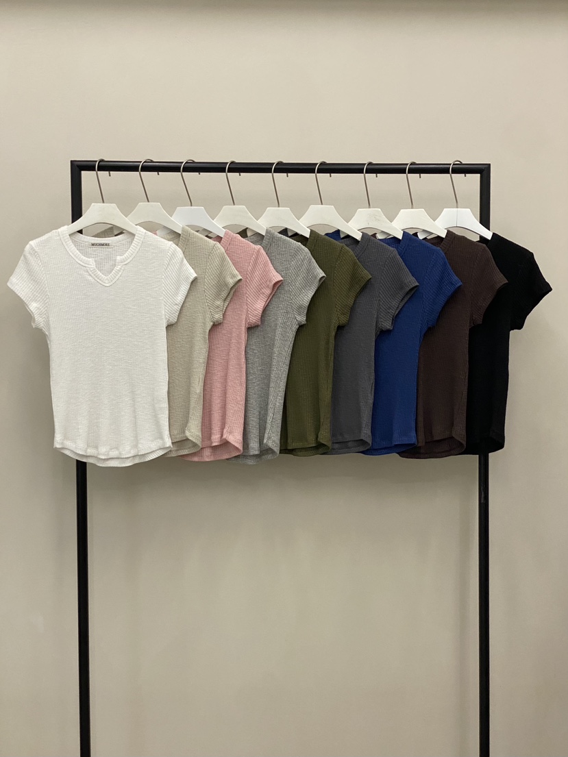 MUCH MORE/JACKPOT韓國直郵實拍女士新品26夏季職業T恤MUCH MORE/JACKPOTT恤