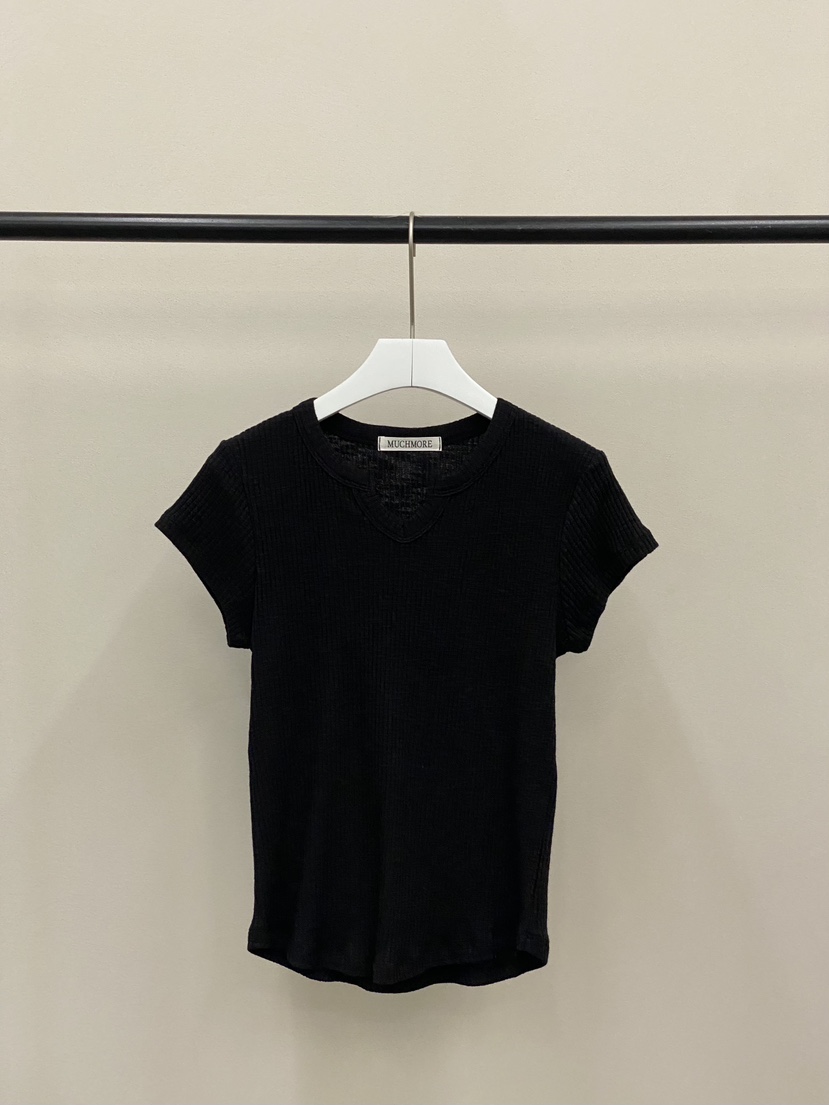 MUCH MORE/JACKPOT韓國直郵實拍女士新品26夏季職業T恤MUCH MORE/JACKPOTT恤圖色2