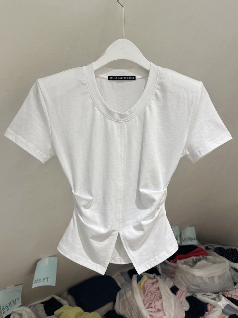 BELITA-L韓國東大門代購女裝新品時尚休閑職業人氣26春夏T恤BELITA-LT恤圖色1
