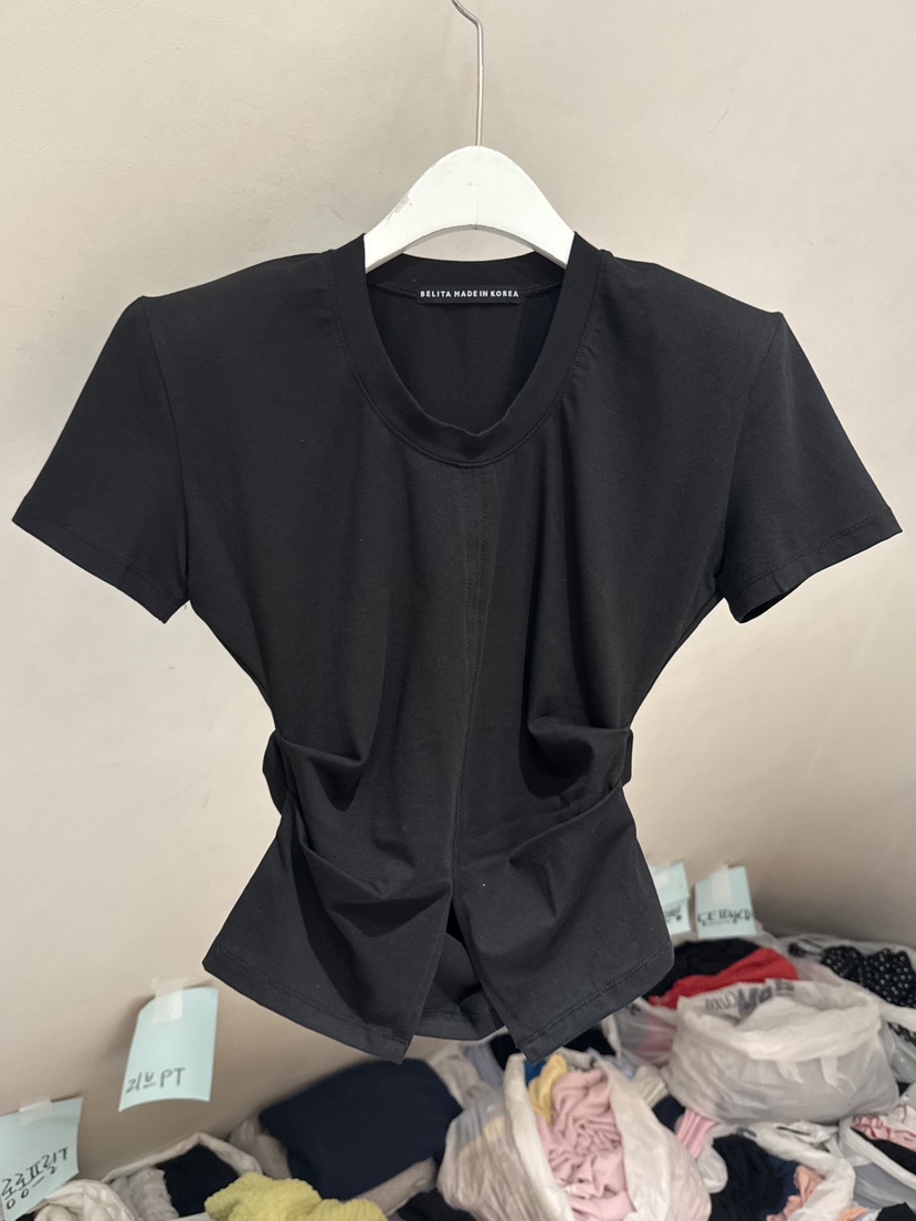 BELITA-L韓國東大門代購女裝新品時尚休閑職業人氣26春夏T恤BELITA-LT恤圖色3