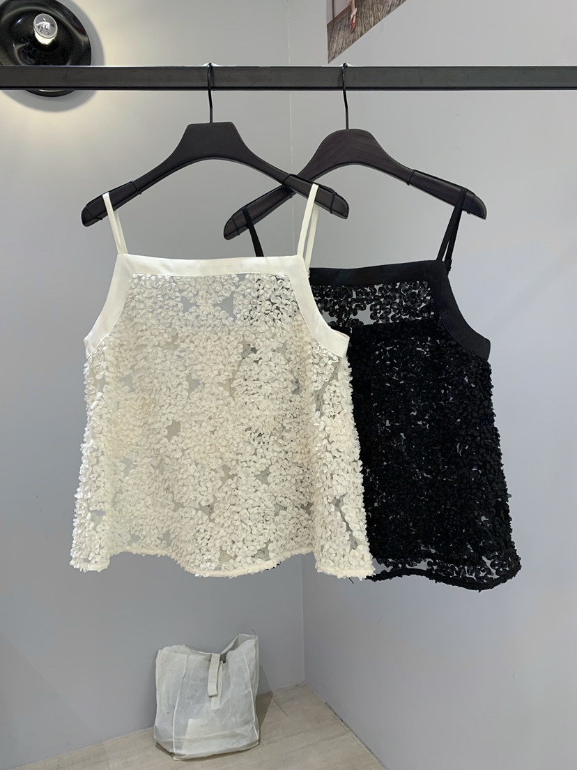 SOFTNESS韓國直郵女士新品26春夏時尚26夏季吊帶背心花朵Softness/Cosmic吊帶/背心