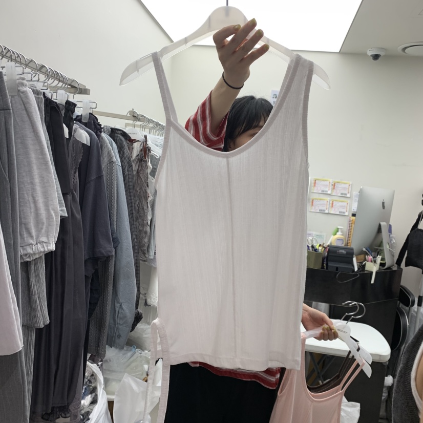 SOLD OUT韓國直郵實拍女裝新款職業推薦吊帶背心不含內搭SOLD OUT吊帶/背心