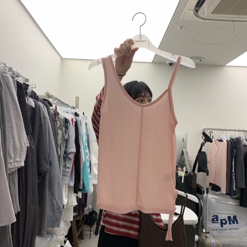 SOLD OUT韓國直郵實拍女裝新款職業推薦吊帶背心不含內搭SOLD OUT吊帶/背心圖色4