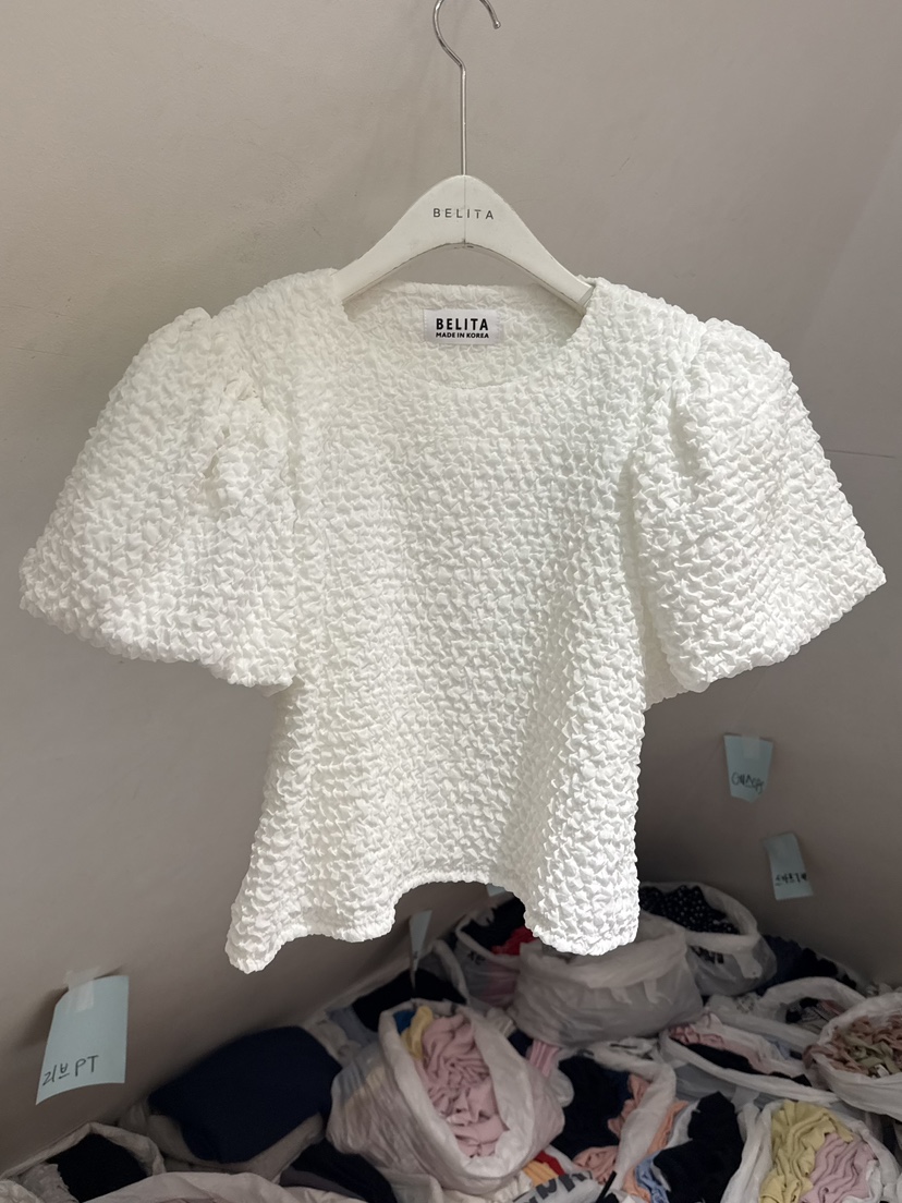 BELITA-L韓國直郵實拍女裝新款熱賣人氣26春夏襯衫蕾絲衫BELITA-L襯衫/蕾絲衫圖色1
