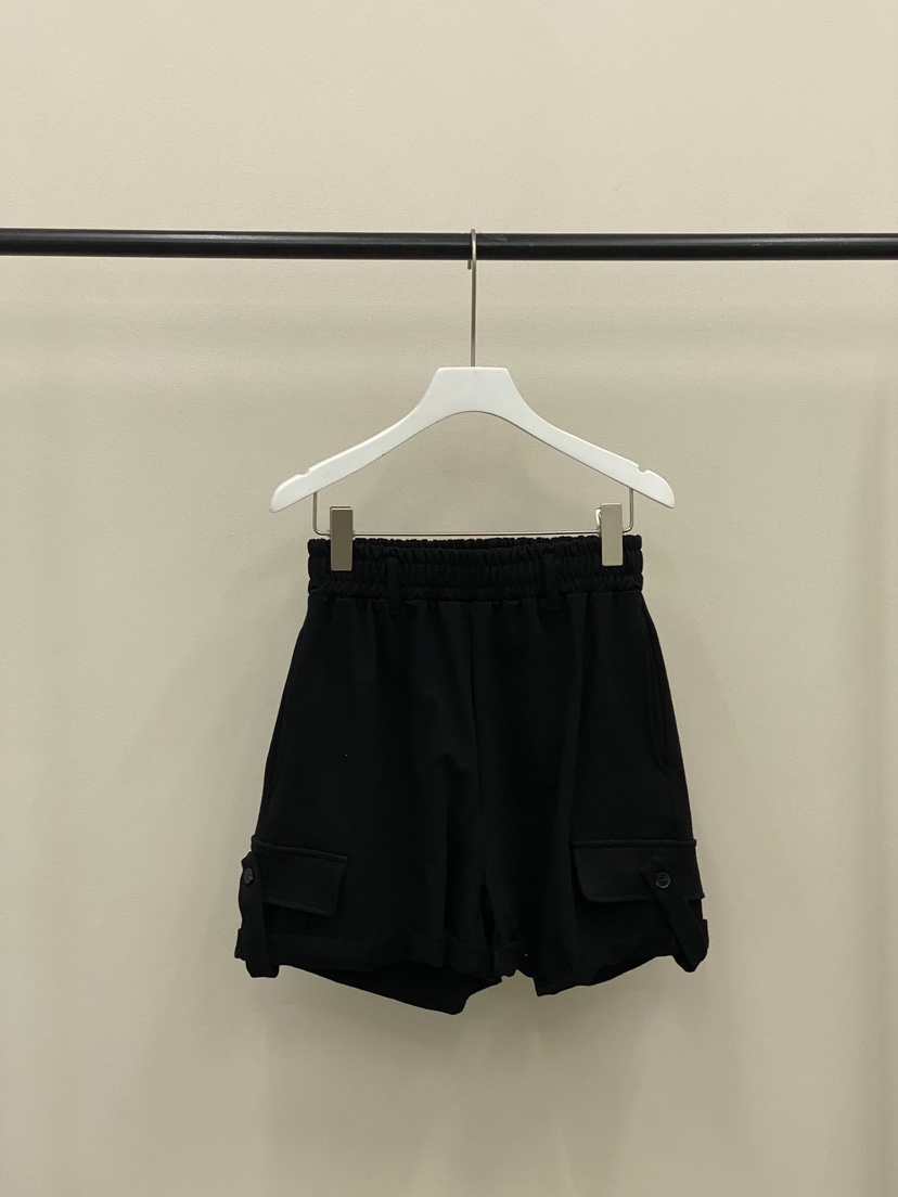 MUCH MORE/JACKPOT韓國代購女士新品人氣推薦休閑26春夏短褲MUCH MORE/JACKPOT短褲圖色4黑色