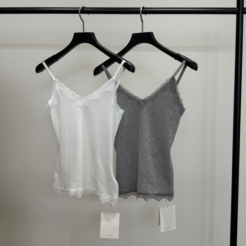 GALERIE NUIT韓國直郵女裝新款休閑26春夏時尚吊帶背心蕾絲GALERIE NUIT吊帶/背心