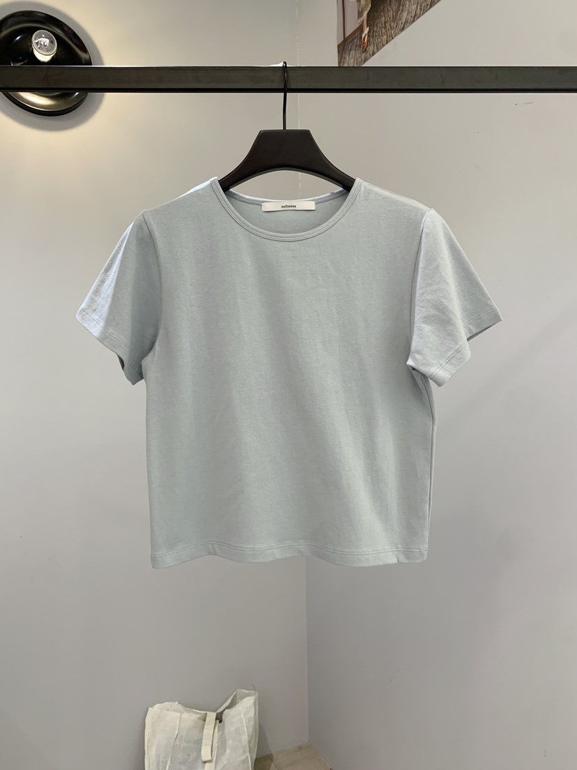 SOFTNESS東大門實拍韓國女士新品時尚推薦職業熱賣26春夏T恤Softness/CosmicT恤圖色4