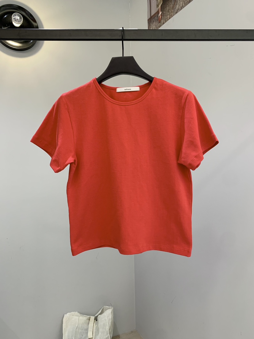 SOFTNESS東大門實拍韓國女士新品時尚推薦職業熱賣26春夏T恤Softness/CosmicT恤圖色5