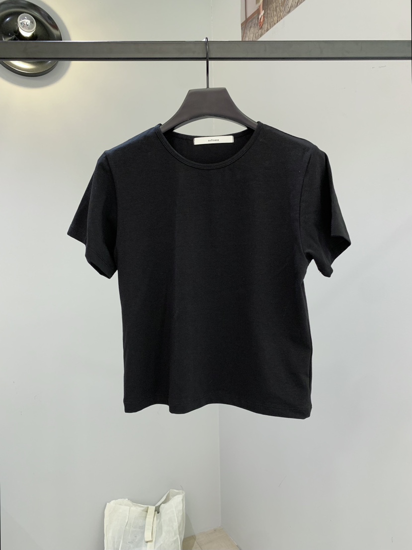 SOFTNESS東大門實拍韓國女士新品時尚推薦職業熱賣26春夏T恤Softness/CosmicT恤圖色6