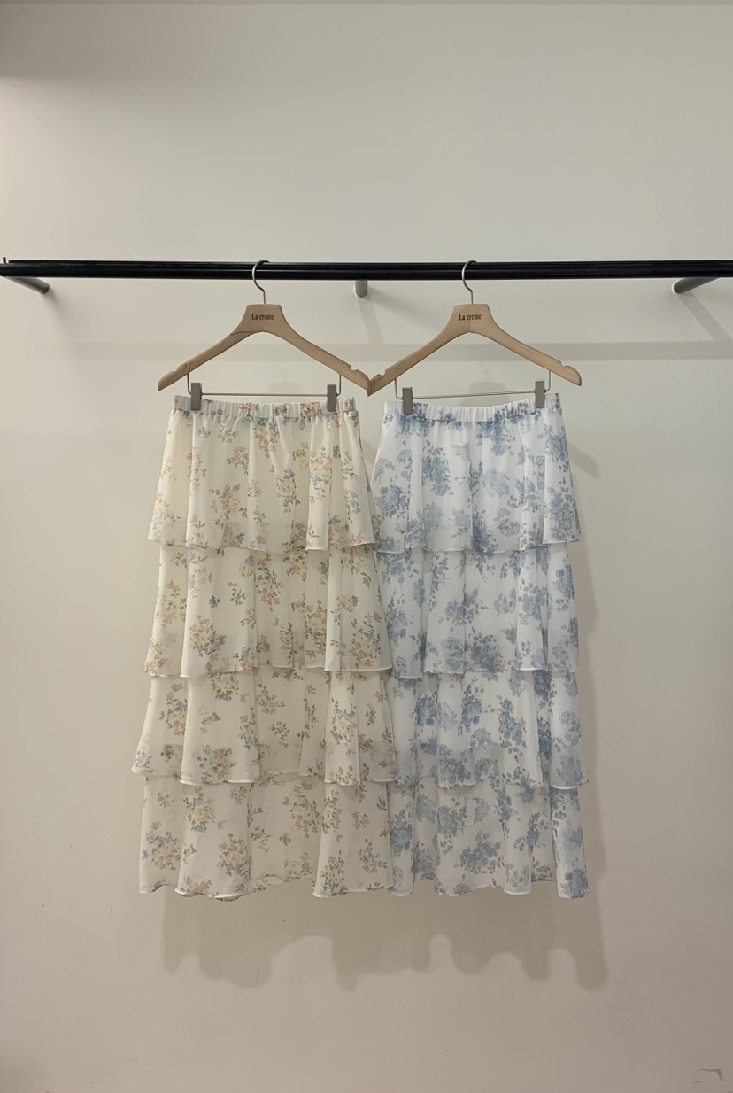 LA CREME韓國代購女裝新品推薦26春夏時尚人氣26夏季長裙雪紡LA CREME長裙