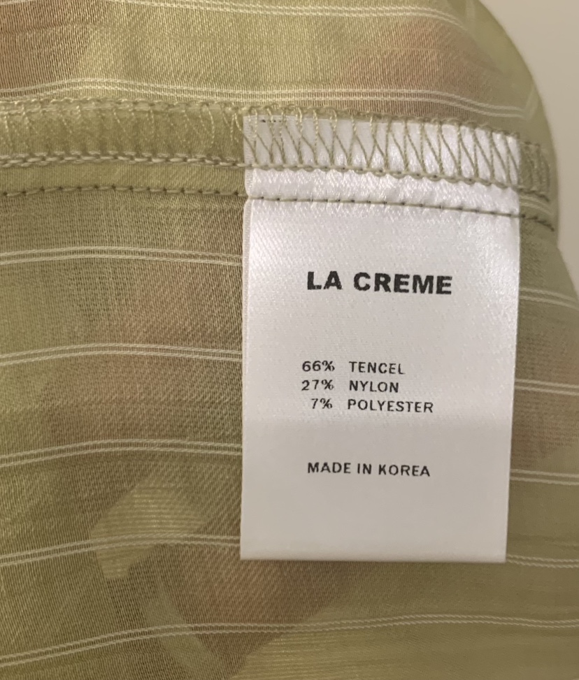 LA CREME韓國直郵女裝新款26春夏時尚休閑職業襯衫蕾絲衫LA CREME襯衫/蕾絲衫