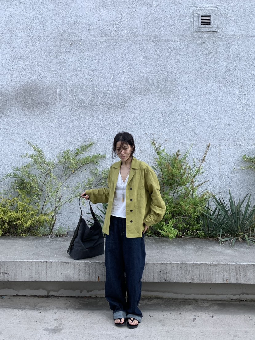 ROMANTICIZE韓國直郵女裝新品26春夏職業休閑推薦夾克亞麻ROMANTICIZE夾克