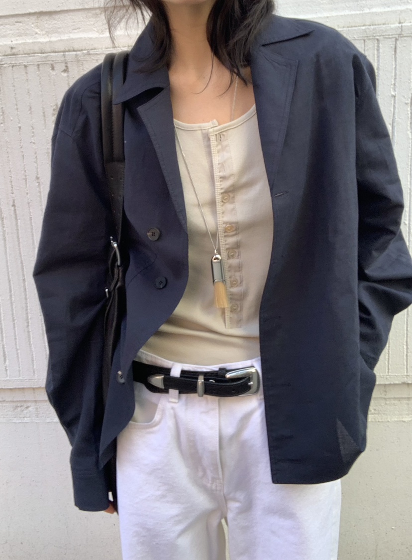 ROMANTICIZE韓國直郵女裝新品26春夏職業休閑推薦夾克亞麻ROMANTICIZE夾克