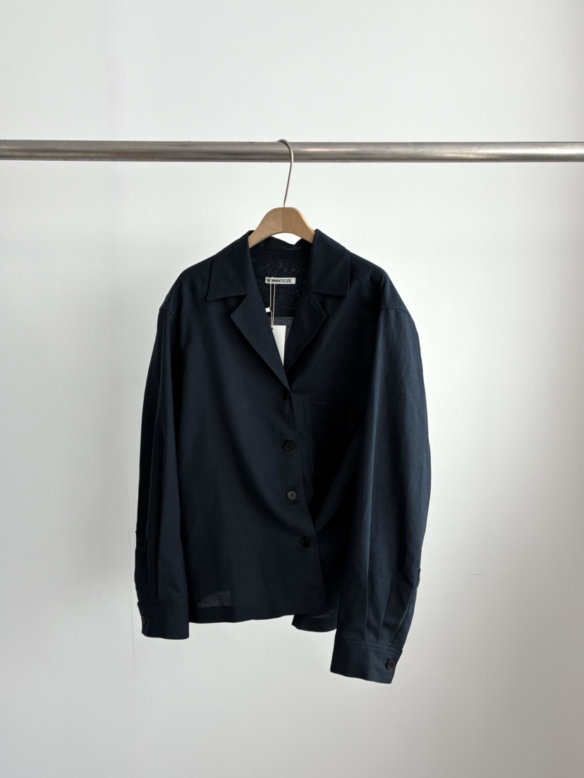 ROMANTICIZE韓國直郵女裝新品26春夏職業休閑推薦夾克亞麻ROMANTICIZE夾克圖色2