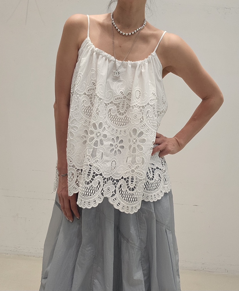 NEOUL韓國東大門代購女裝新品26春夏26夏季時尚休閑吊帶背心NEOUL/ahin雙領標簽吊帶/背心
