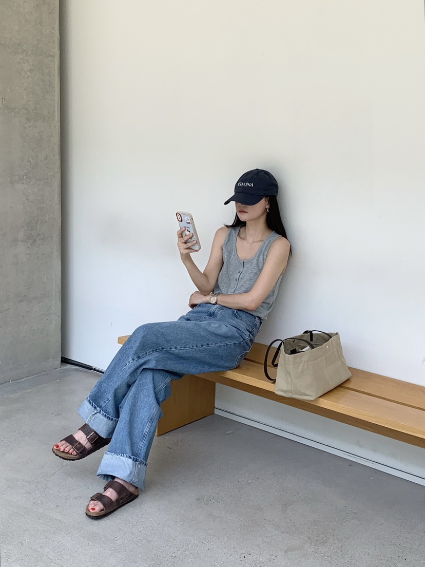 COURGETTE韓國直郵女裝新品26夏季人氣熱賣時尚休閑吊帶背心COURGETTE吊帶/背心