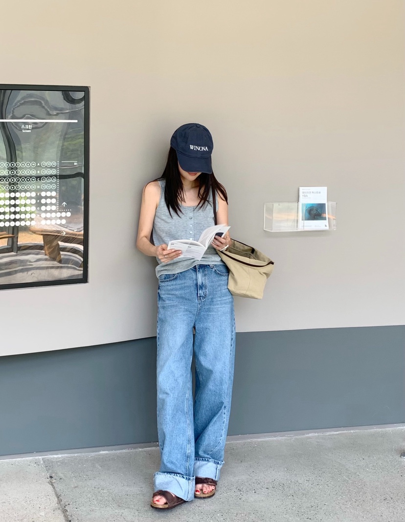 COURGETTE韓國直郵女裝新品26夏季人氣熱賣時尚休閑吊帶背心COURGETTE吊帶/背心