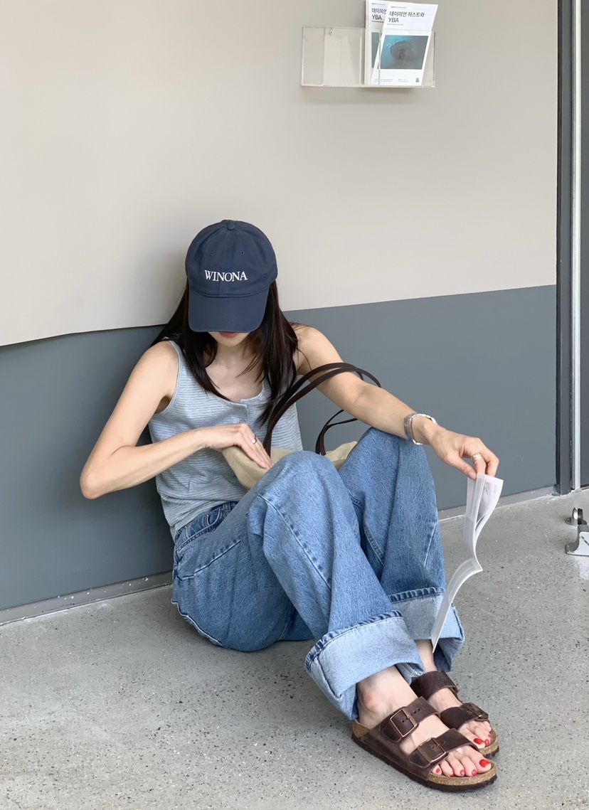 COURGETTE韓國直郵女裝新品26夏季人氣熱賣時尚休閑吊帶背心COURGETTE吊帶/背心