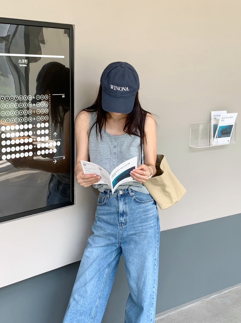 COURGETTE韓國直郵女裝新品26夏季人氣熱賣時尚休閑吊帶背心COURGETTE吊帶/背心