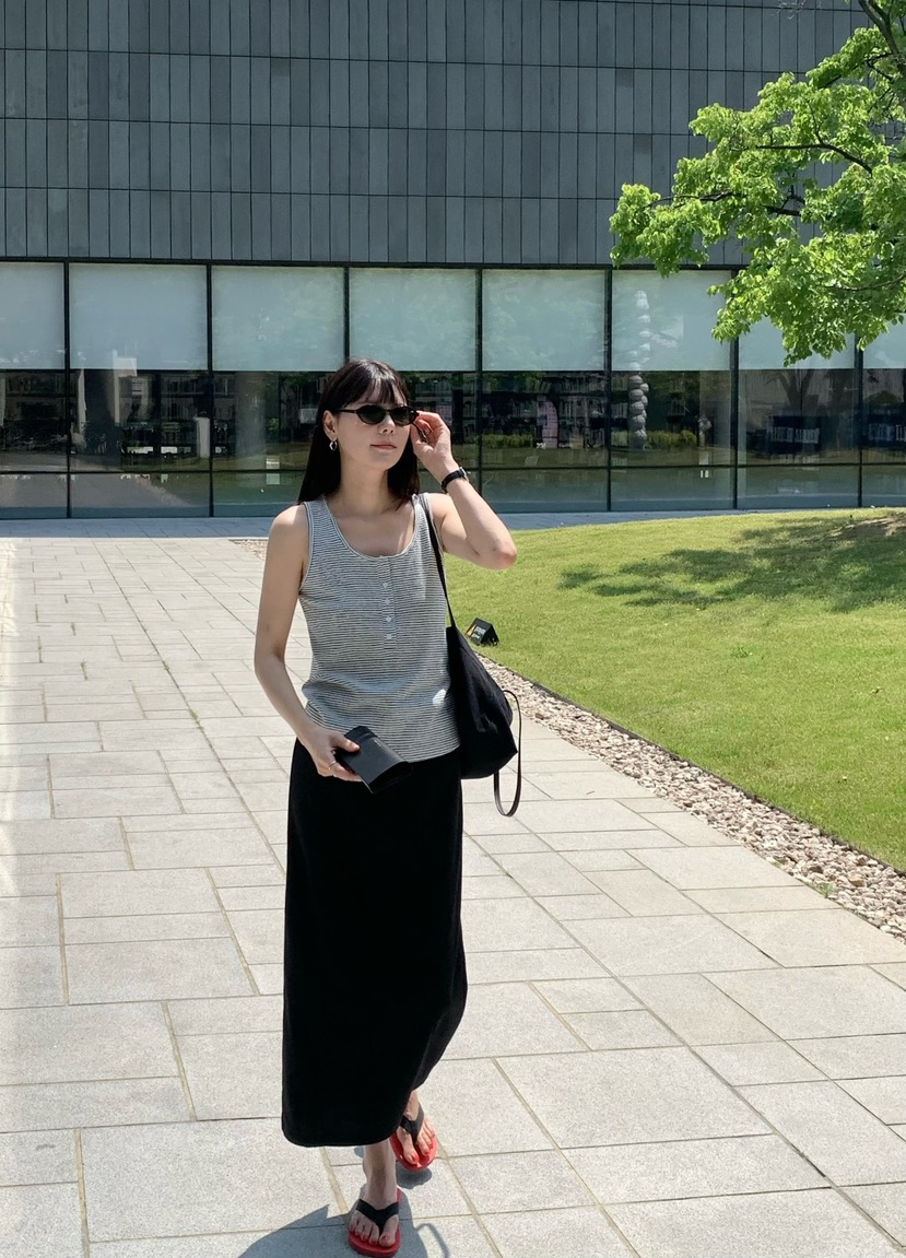 COURGETTE韓國直郵女裝新品26夏季人氣熱賣時尚休閑吊帶背心COURGETTE吊帶/背心