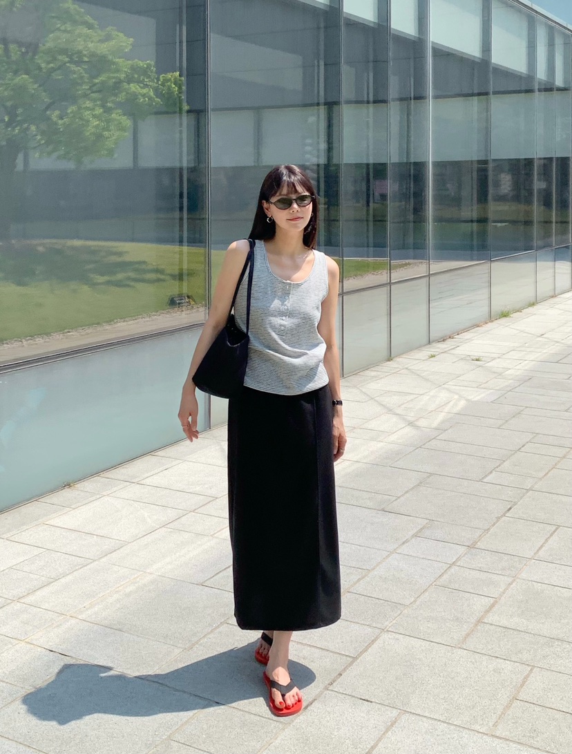 COURGETTE韓國直郵女裝新品26夏季人氣熱賣時尚休閑吊帶背心COURGETTE吊帶/背心