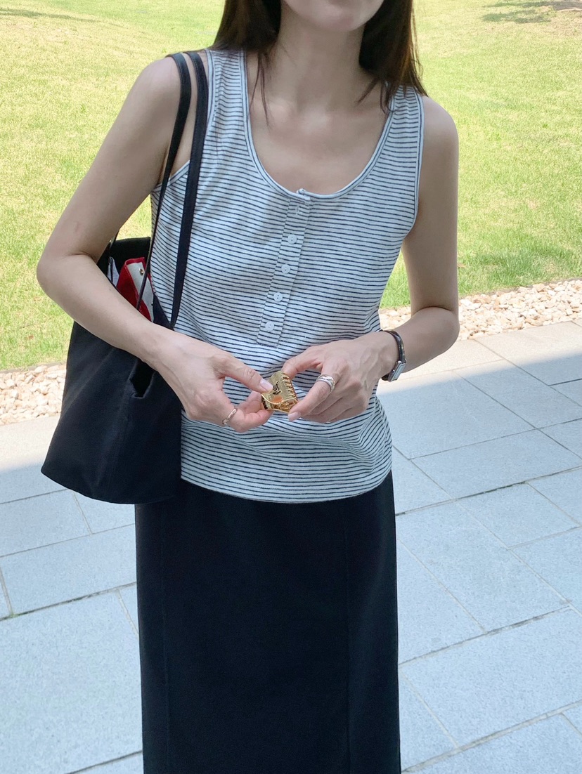 COURGETTE韓國直郵女裝新品26夏季人氣熱賣時尚休閑吊帶背心COURGETTE吊帶/背心