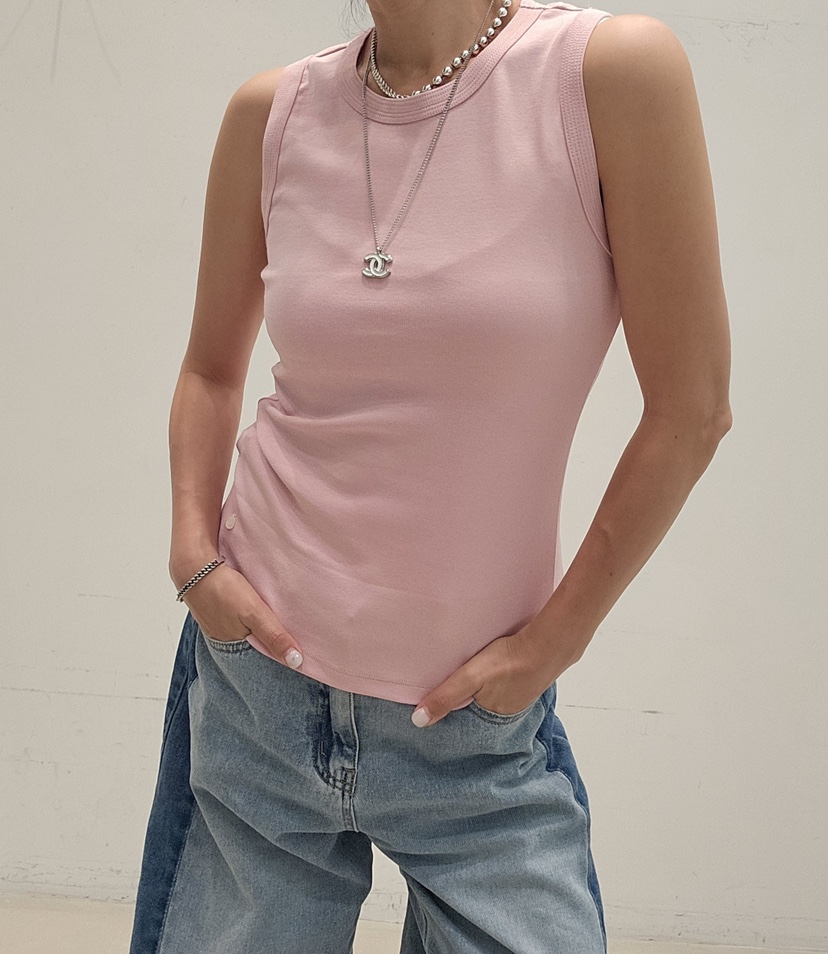 NEOUL韓國東大門代購女士新款職業26夏季26春夏人氣吊帶背心NEOUL/ahin雙領標簽吊帶/背心