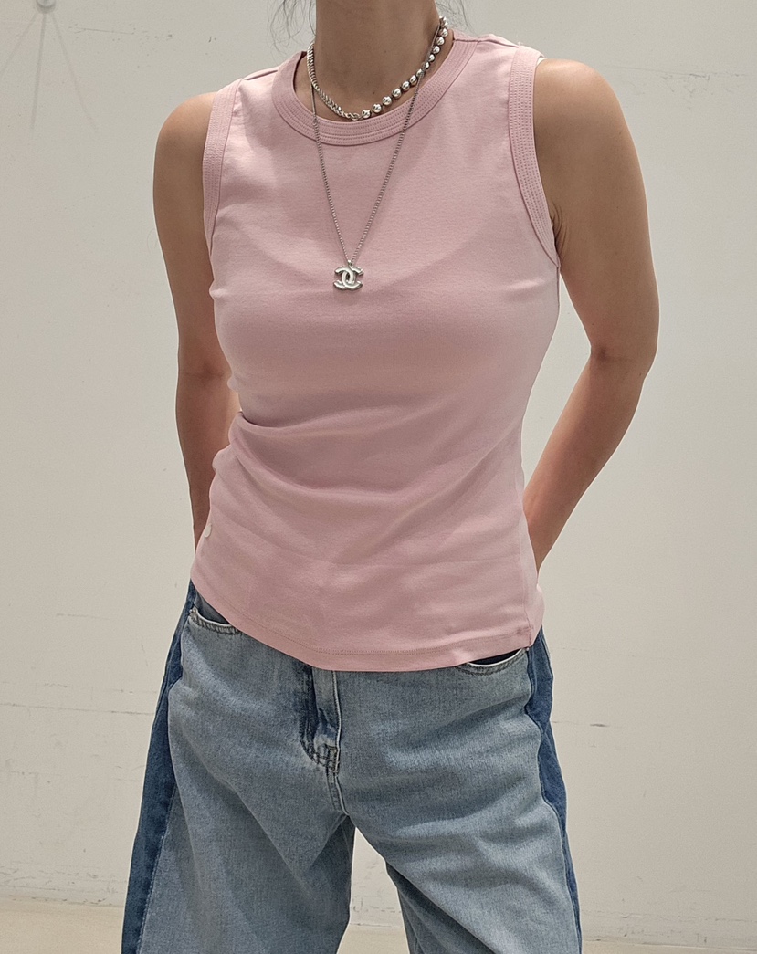 NEOUL韓國東大門代購女士新款職業26夏季26春夏人氣吊帶背心NEOUL/ahin雙領標簽吊帶/背心