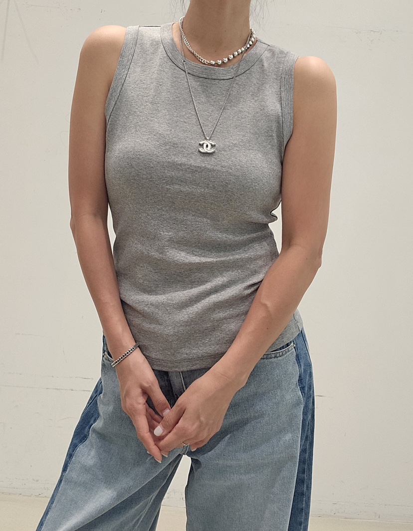 NEOUL韓國東大門代購女士新款職業26夏季26春夏人氣吊帶背心NEOUL/ahin雙領標簽吊帶/背心