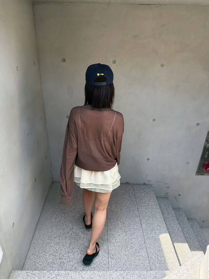 OLI SEOUL韓國代購女士新款熱賣推薦26夏季26春夏針織衫透明OLI SEOUL針織衫