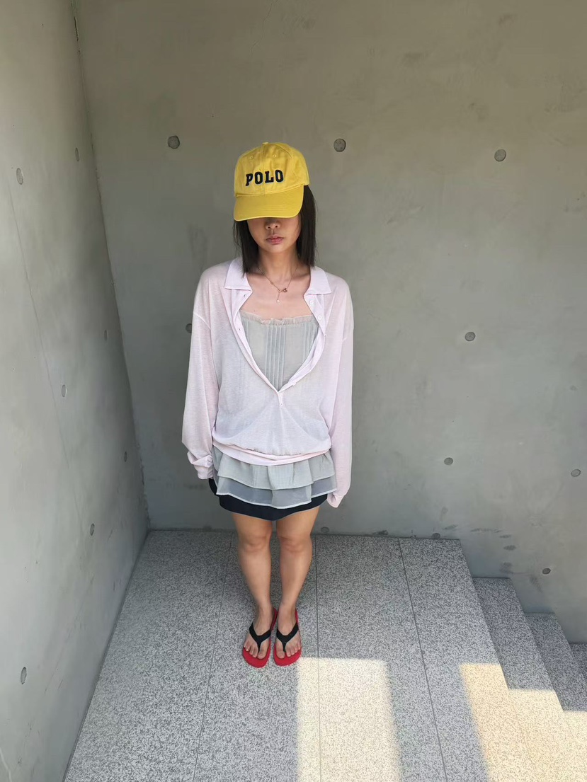 OLI SEOUL韓國代購女士新款熱賣推薦26夏季26春夏針織衫透明OLI SEOUL針織衫
