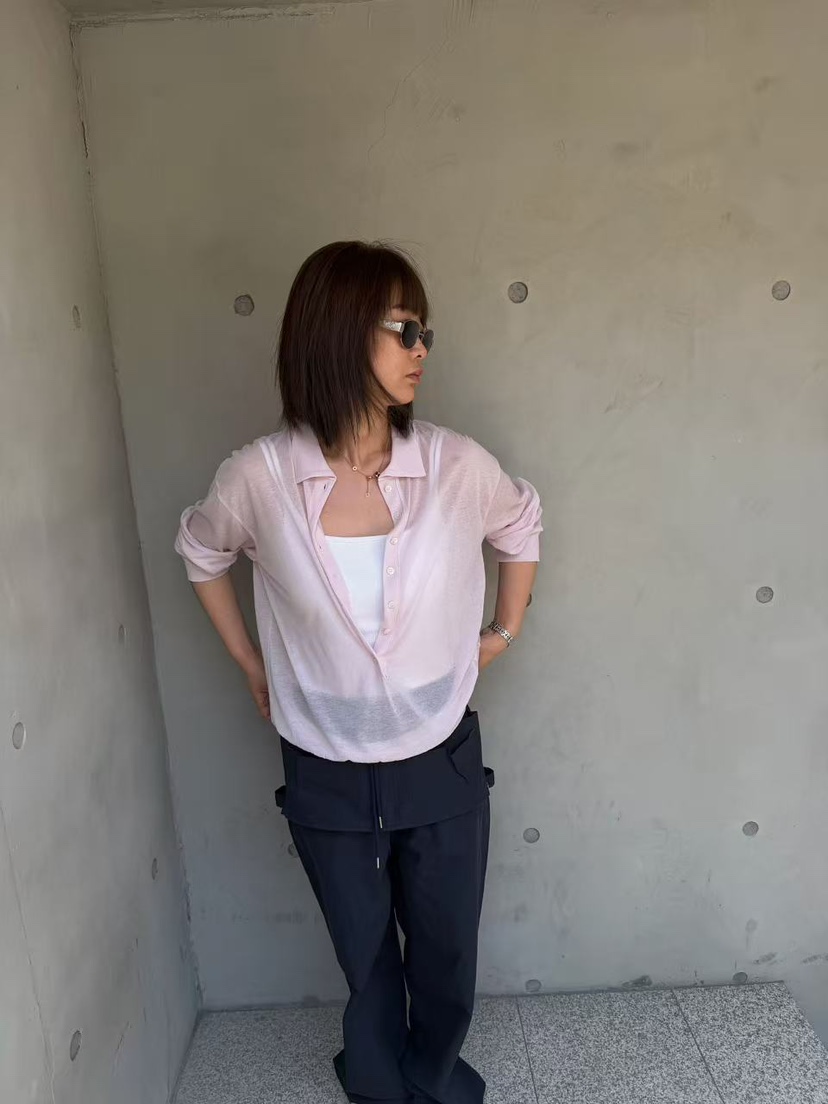 OLI SEOUL韓國代購女士新款熱賣推薦26夏季26春夏針織衫透明OLI SEOUL針織衫