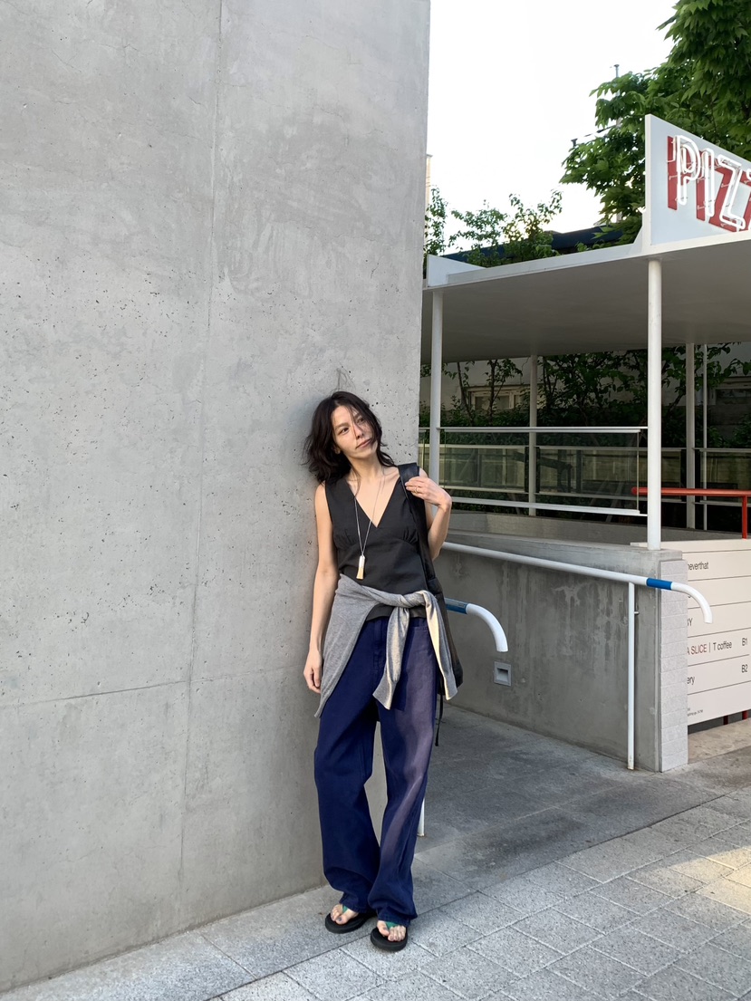 ROMANTICIZE東大門實拍韓國女士新款26夏季職業時尚牛仔褲ROMANTICIZE牛仔褲