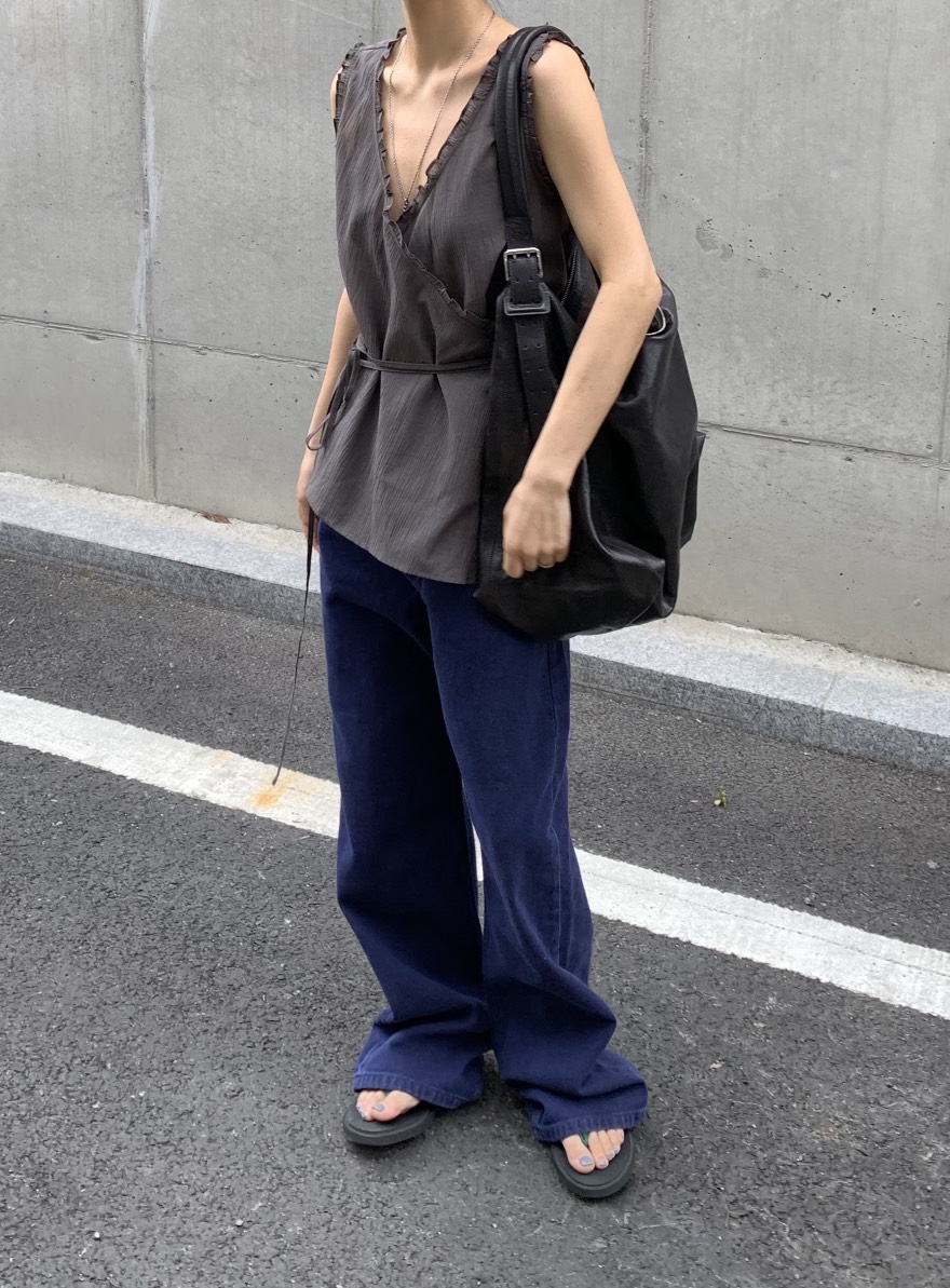 ROMANTICIZE東大門實拍韓國女士新款26夏季職業時尚牛仔褲ROMANTICIZE牛仔褲