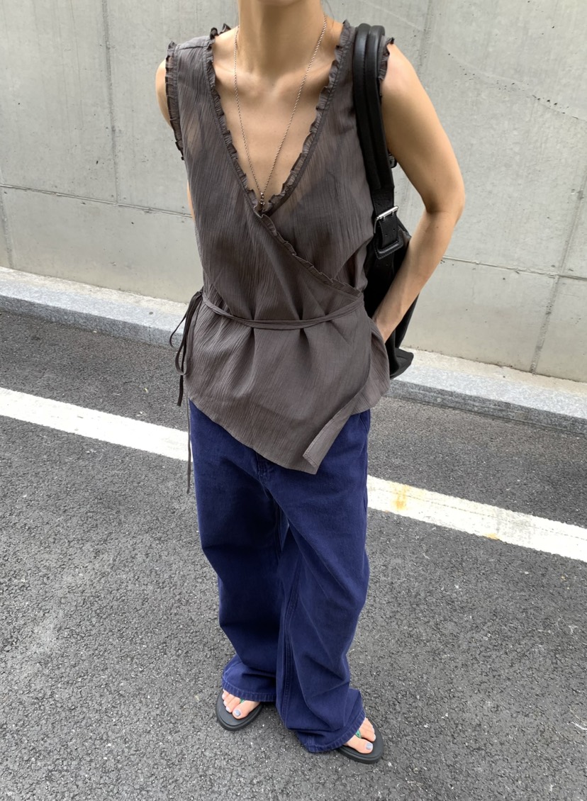 ROMANTICIZE東大門實拍韓國女士新款26夏季職業時尚牛仔褲ROMANTICIZE牛仔褲