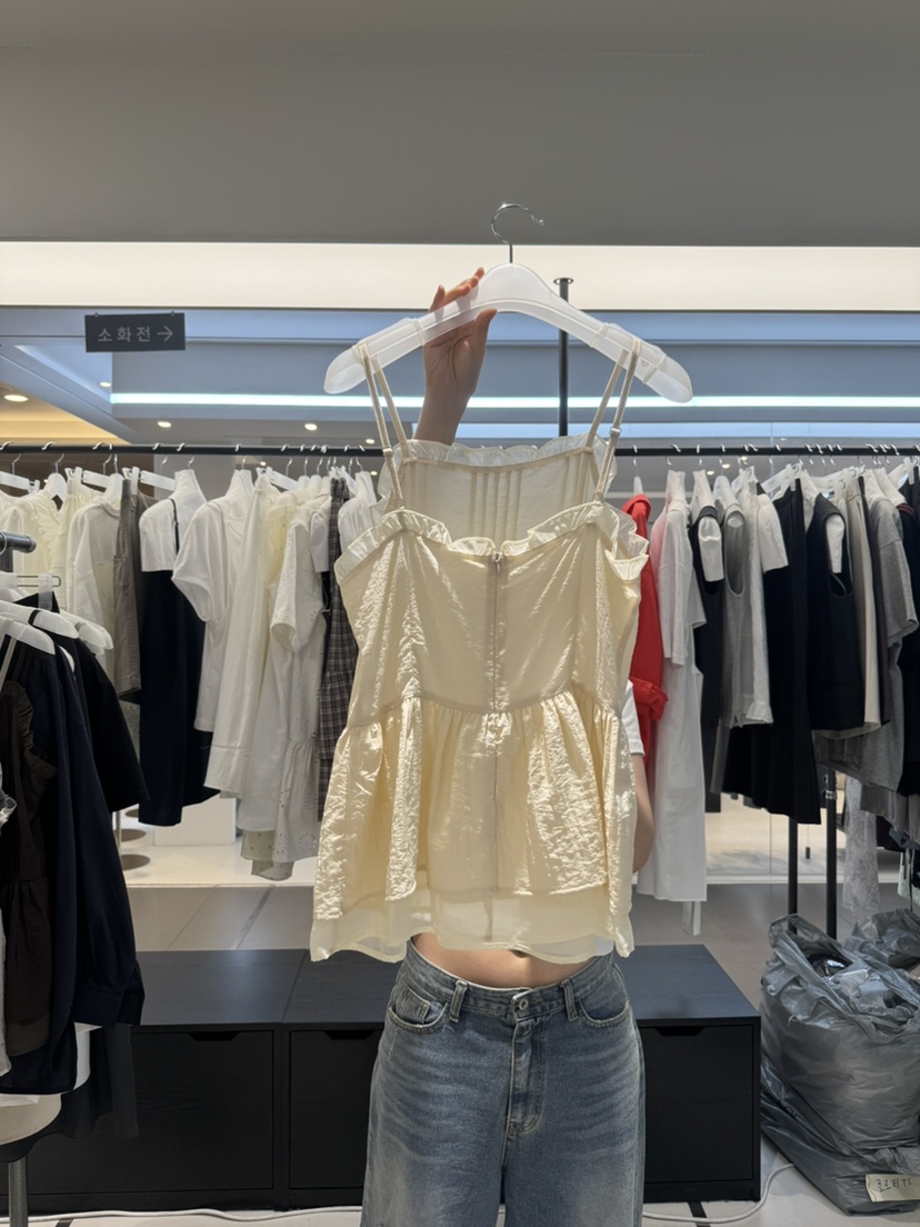 OLI SEOUL韓國代購女裝新品職業26夏季熱賣時尚吊帶背心OLI SEOUL吊帶/背心