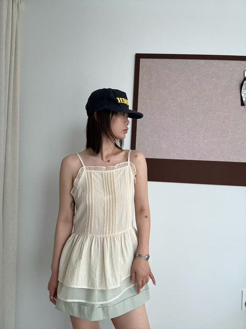 OLI SEOUL韓國代購女裝新品職業26夏季熱賣時尚吊帶背心OLI SEOUL吊帶/背心