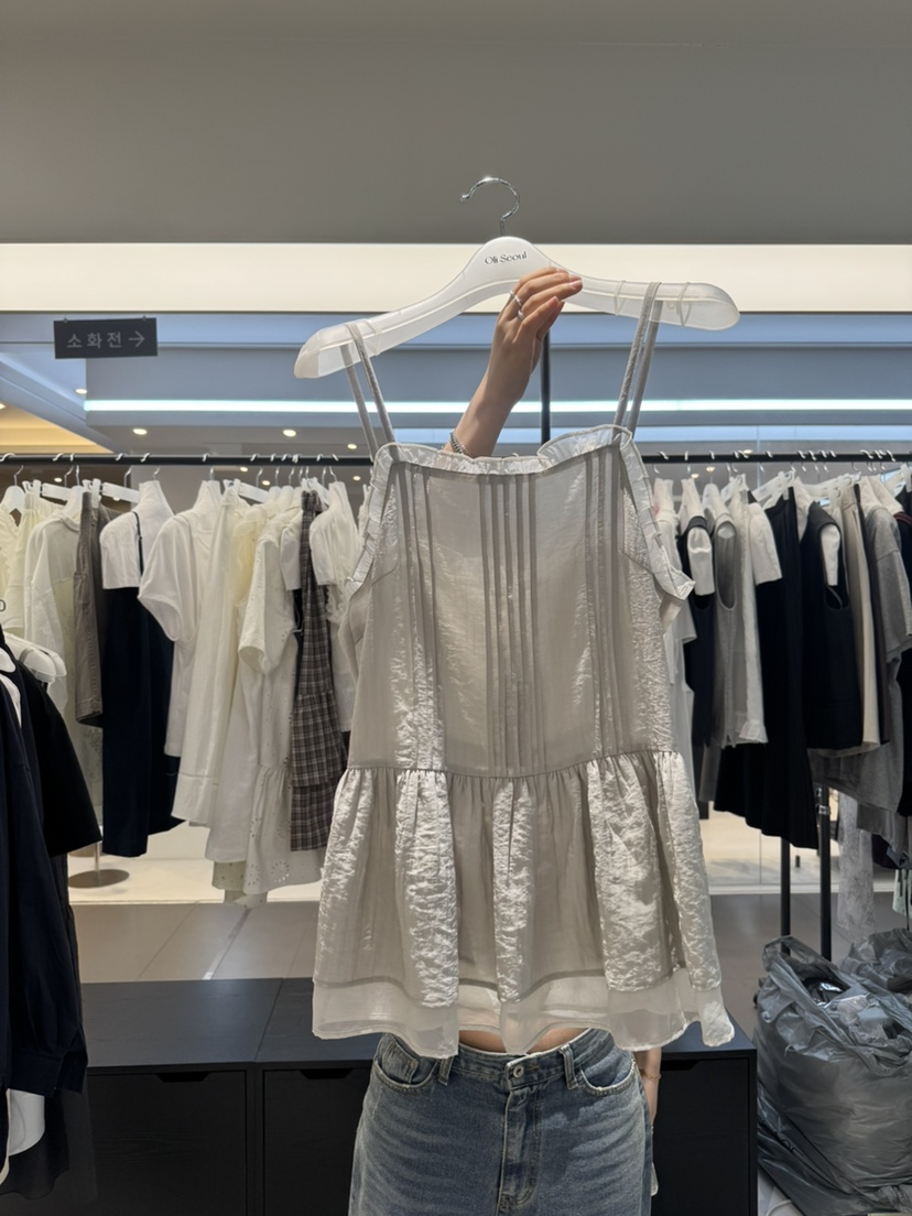 OLI SEOUL韓國代購女裝新品職業26夏季熱賣時尚吊帶背心OLI SEOUL吊帶/背心圖色1