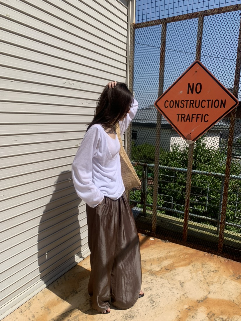 LE AVE韓國直郵女裝新品熱賣休閑26春夏推薦人氣職業休閑褲LE AVE休閑褲