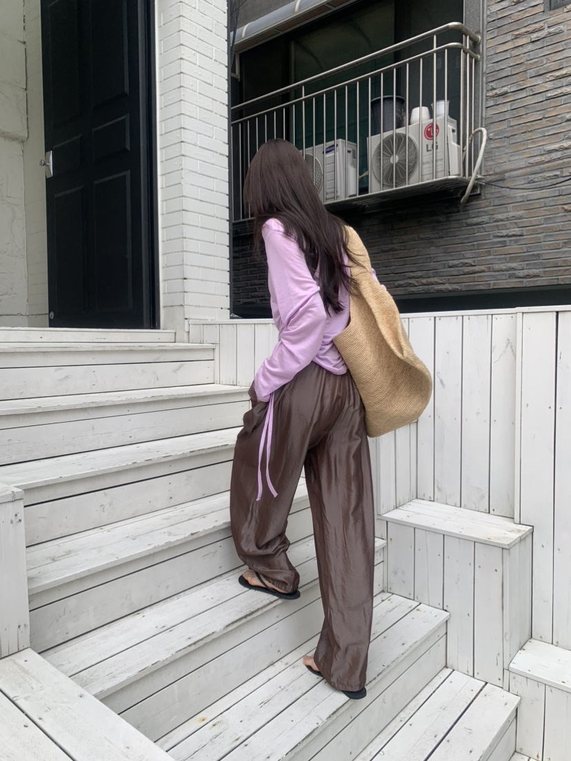 LE AVE韓國直郵女裝新品熱賣休閑26春夏推薦人氣職業休閑褲LE AVE休閑褲