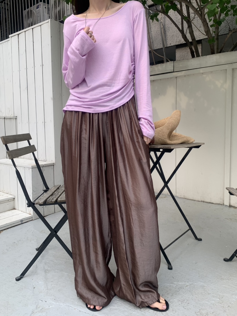 LE AVE韓國直郵女裝新品熱賣休閑26春夏推薦人氣職業休閑褲LE AVE休閑褲