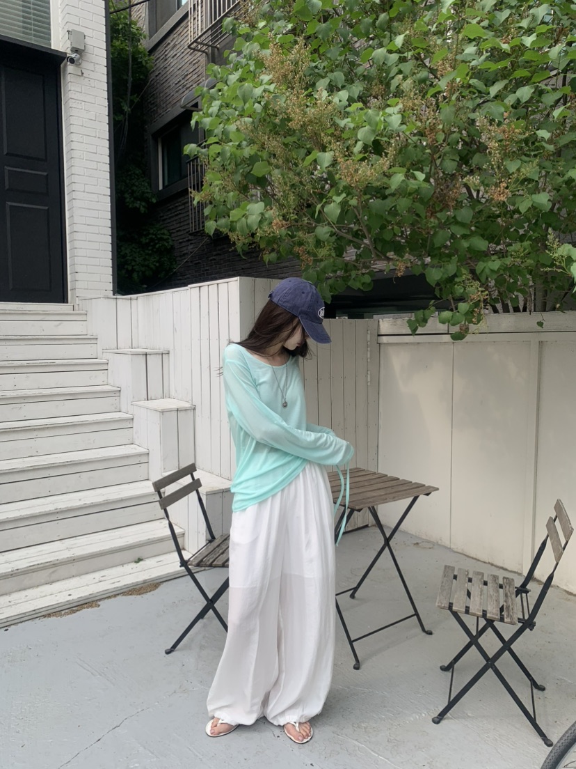 LE AVE韓國直郵女裝新品熱賣休閑26春夏推薦人氣職業休閑褲LE AVE休閑褲