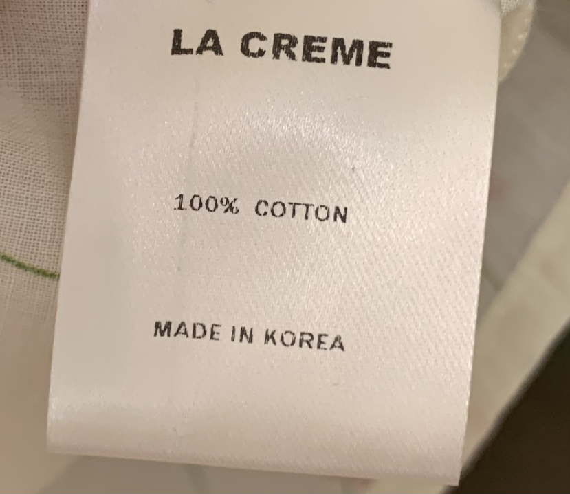 LA CREME韓國東大門代購女士新款26春夏推薦襯衫蕾絲衫露肩LA CREME襯衫/蕾絲衫